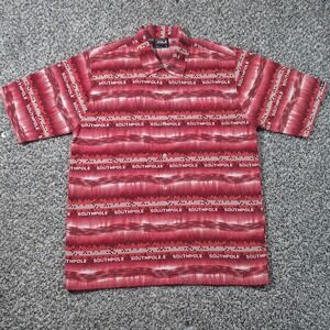 Vintage Y2K South Pole Men's Large Digital Print Button Up Shirt  Street‎ Wear